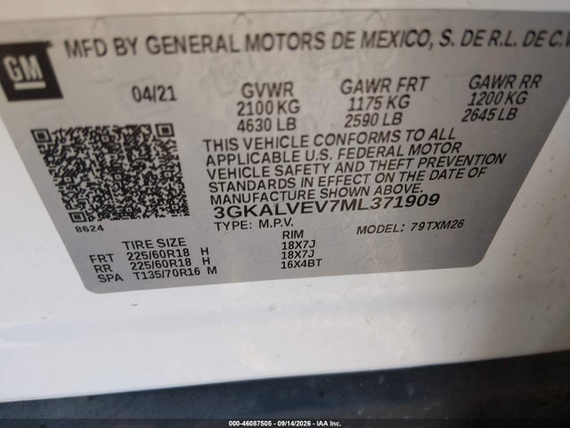 2021 GMC TERRAIN AWD SLT 9