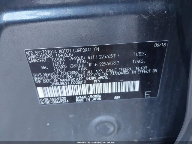2018 TOYOTA RAV4 HYBRID XLE 9