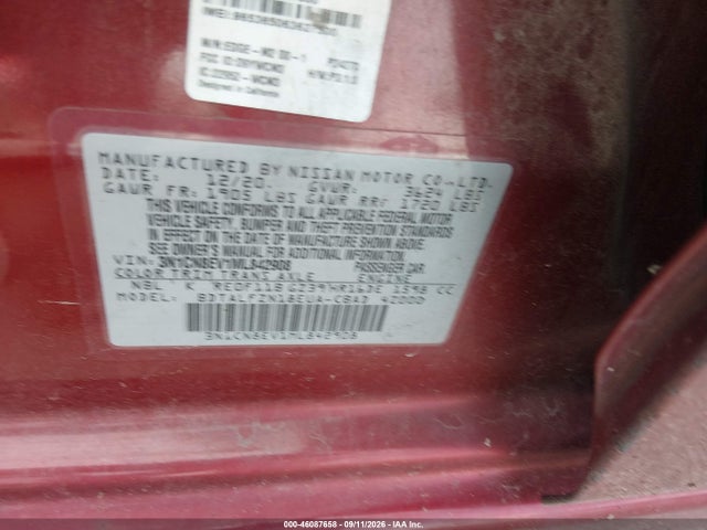 2021 NISSAN VERSA SV XTRONIC CVT 9