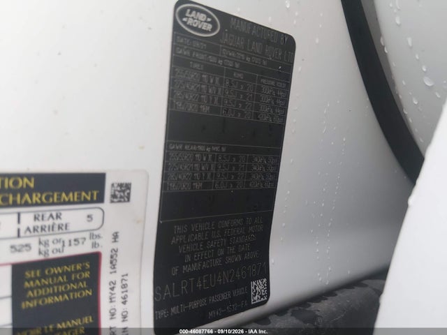 2022 LAND ROVER DISCOVERY P360 S R-DYNAMIC 9