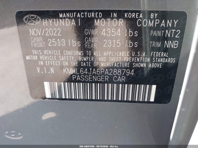 2023 HYUNDAI SONATA SEL 9