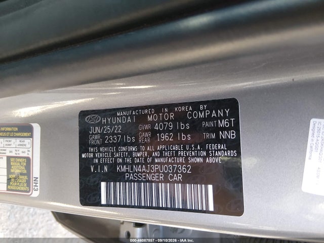 2023 HYUNDAI ELANTRA HYBRID LIMITED 9