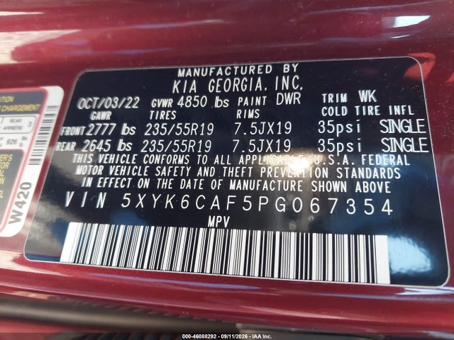 2023 KIA SPORTAGE X-LINE 9