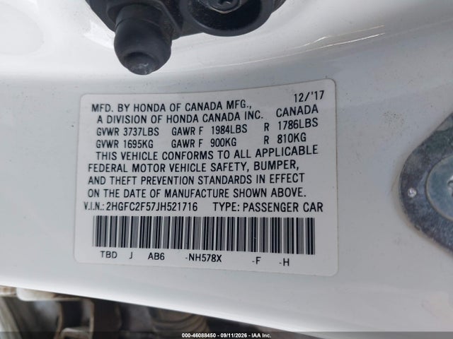 2018 HONDA CIVIC LX 9