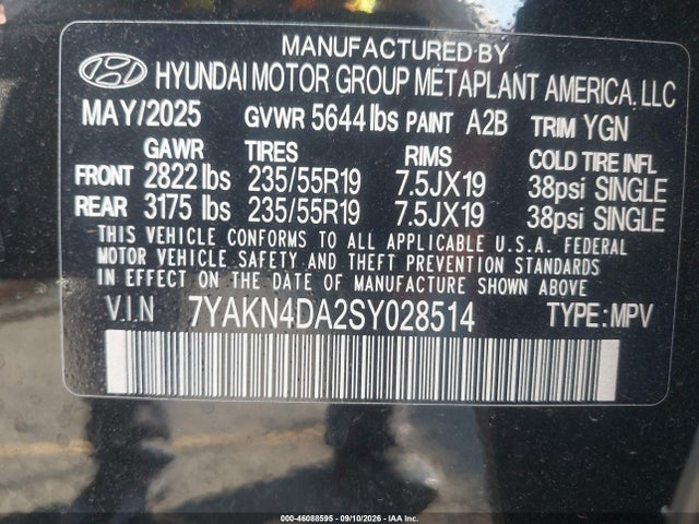 2025 HYUNDAI IONIQ 5 SEL 9