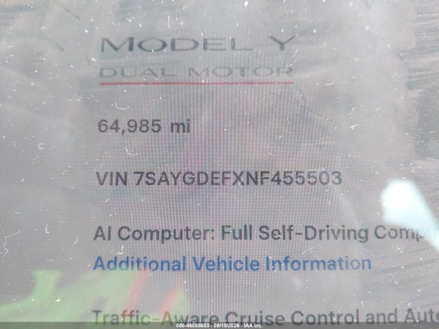 2022 TESLA MODEL Y PERFORMANCE DUAL MOTOR ALL-WHEEL DRIVE 7