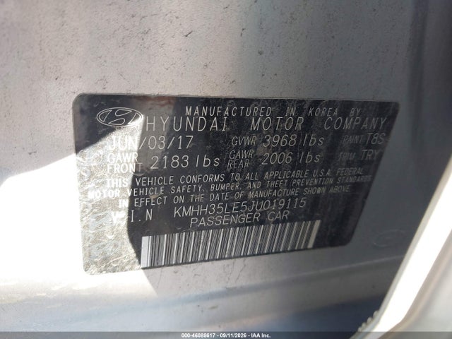 2018 HYUNDAI ELANTRA GT 9