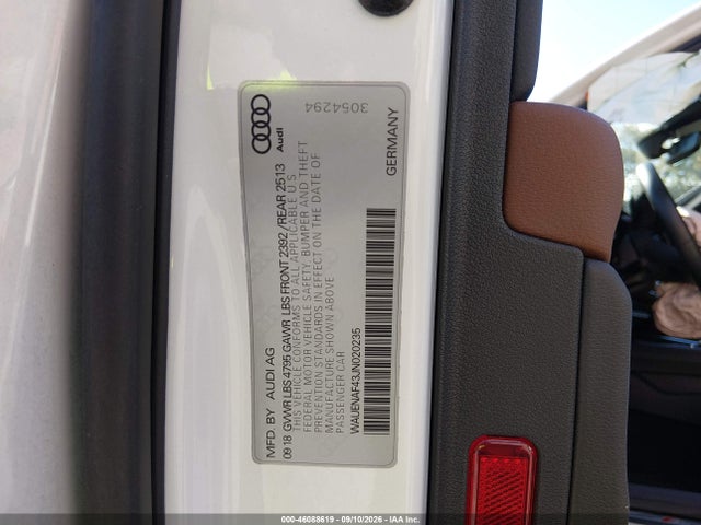 2018 AUDI A4 2.0T PREMIUM/2.0T TECH PREMIUM 9