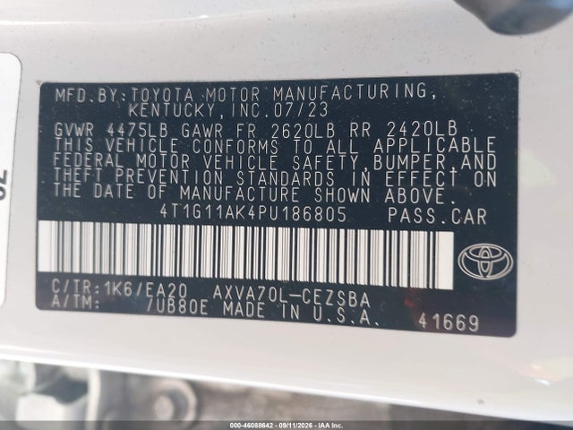 2023 TOYOTA CAMRY SE 9