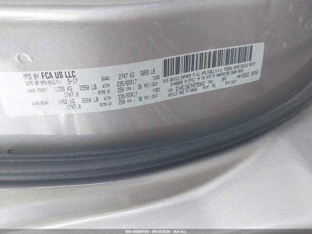 2017 CHRYSLER PACIFICA TOURING-L 9