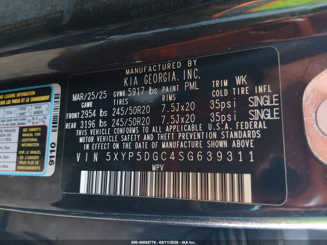 2025 KIA TELLURIDE SX X-LINE 9