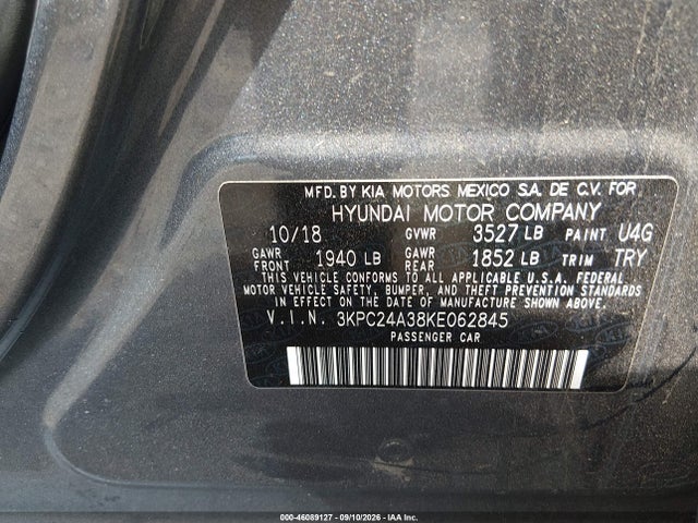 2019 HYUNDAI ACCENT SE 9