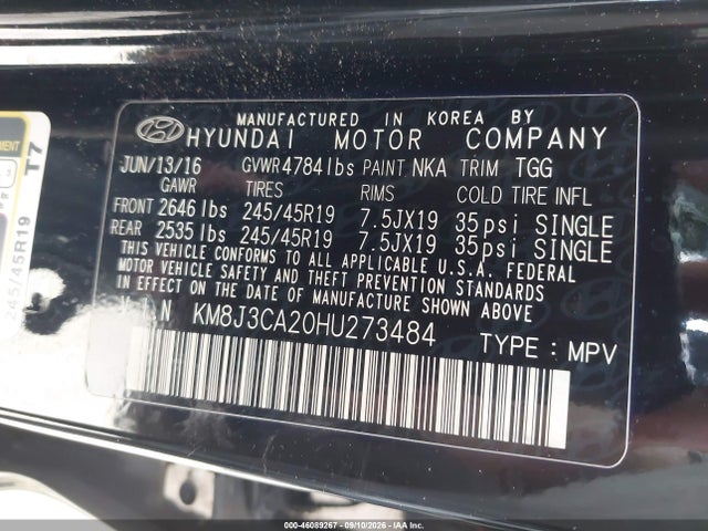 2017 HYUNDAI TUCSON SPORT 9