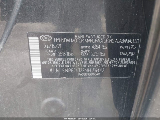 2022 HYUNDAI SONATA SEL PLUS 9