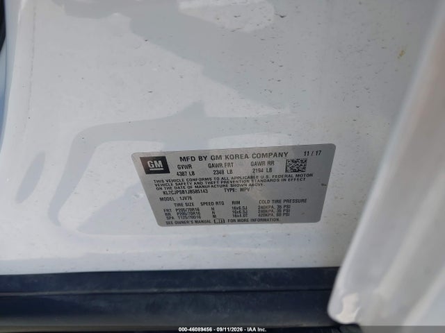 2018 CHEVROLET TRAX LT 9