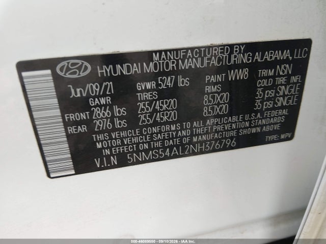 2022 HYUNDAI SANTA FE CALLIGRAPHY 9