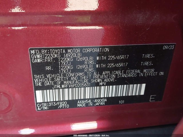 2023 TOYOTA RAV4 HYBRID LE 9