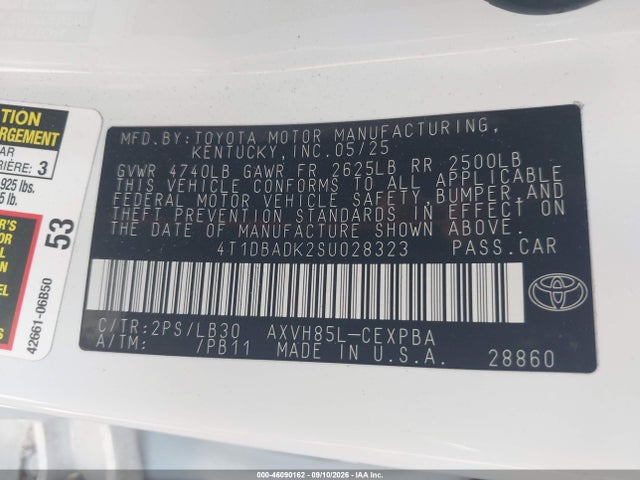 2025 TOYOTA CAMRY XSE 9