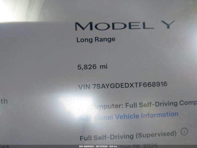 2026 TESLA MODEL Y PREMIUM REAR-WHEEL DRIVE/REAR-WHEEL DRIVE 13