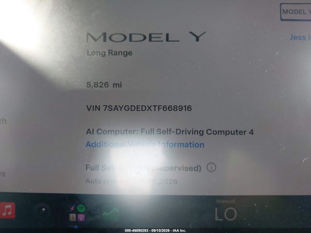 2026 TESLA MODEL Y PREMIUM REAR-WHEEL DRIVE/REAR-WHEEL DRIVE 7