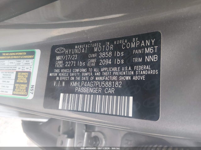 2023 HYUNDAI ELANTRA LIMITED 9