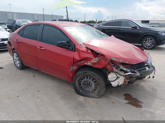 2016 TOYOTA COROLLA LE