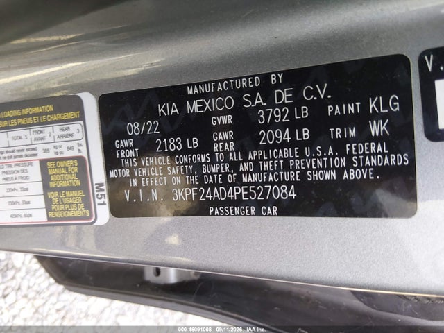 2023 KIA FORTE LXS 9