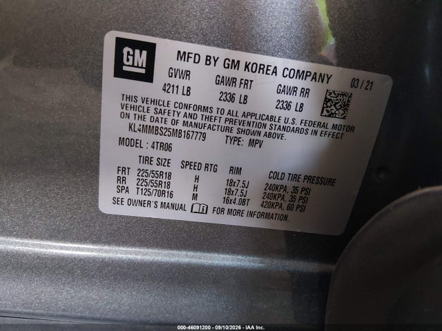 2021 BUICK ENCORE GX FWD PREFERRED 9