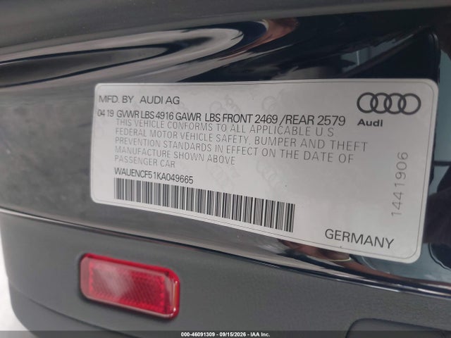 2019 AUDI A5 45 PREMIUM 9