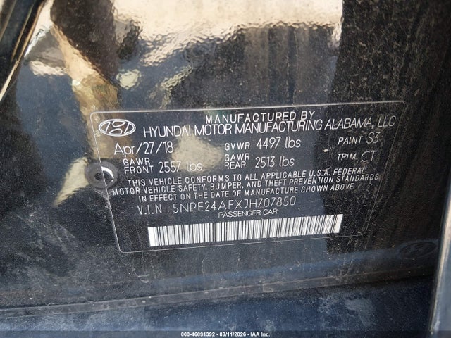 2018 HYUNDAI SONATA SE 9