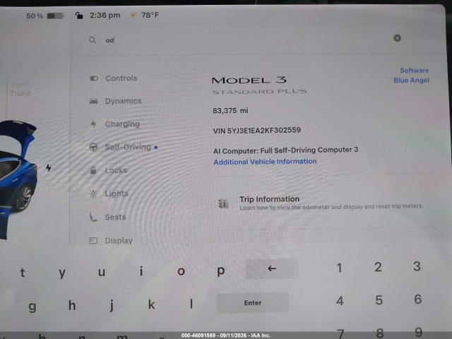 2019 TESLA MODEL 3 15