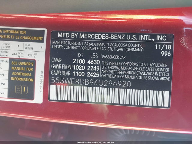 2019 MERCEDES-BENZ C 300 9