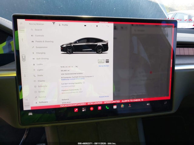 2022 TESLA MODEL X DUAL MOTOR ALL-WHEEL DRIVE/PLAID TRI MOTOR ALL-WHEEL DRIVE 19
