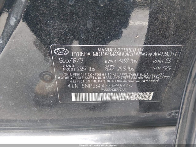 2018 HYUNDAI SONATA LIMITED 9