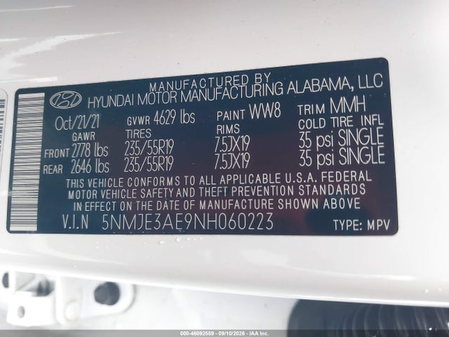 2022 HYUNDAI TUCSON LIMITED 9