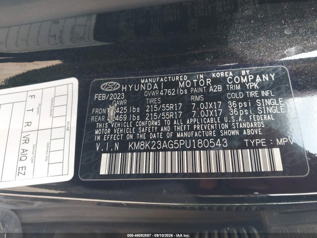 2023 HYUNDAI KONA ELECTRIC SE 9
