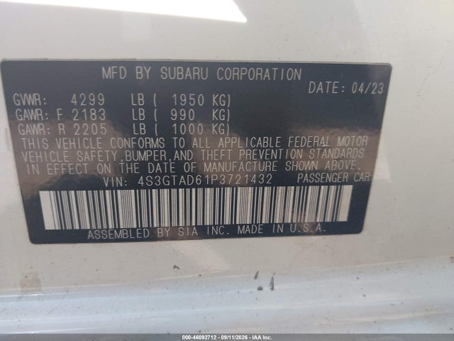 2023 SUBARU IMPREZA PREMIUM 5-DOOR 9