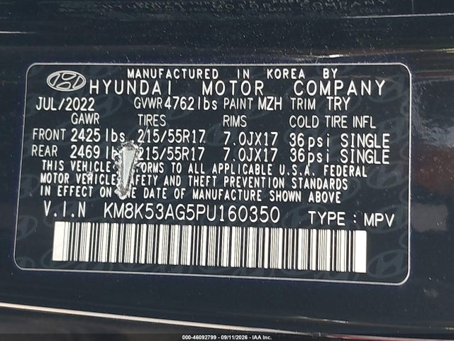2023 HYUNDAI KONA ELECTRIC LIMITED 9