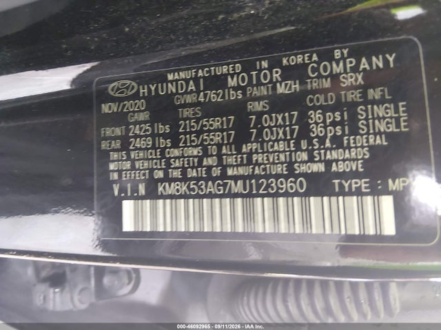 2021 HYUNDAI KONA ELECTRIC ULTIMATE 9