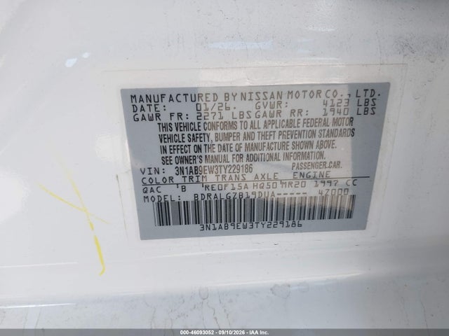 2026 NISSAN SENTRA SL 9