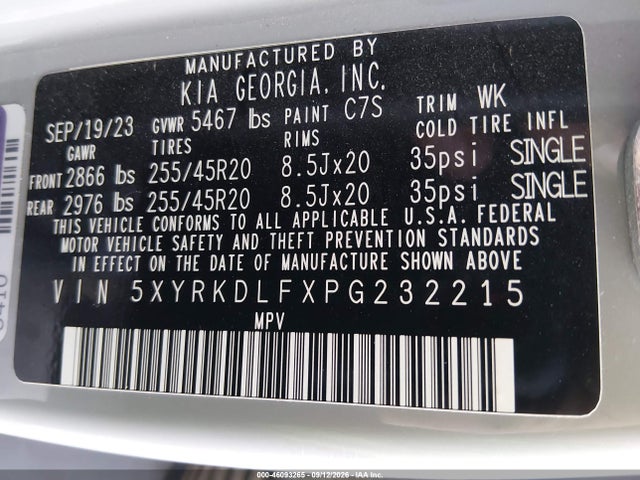 2023 KIA SORENTO X-LINE SX PRESTIGE 9