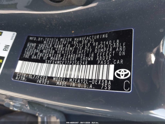 2026 TOYOTA COROLLA SE 9