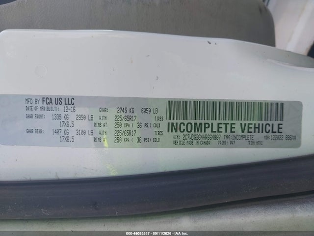 2017 DODGE GRAND CARAVAN SE 9