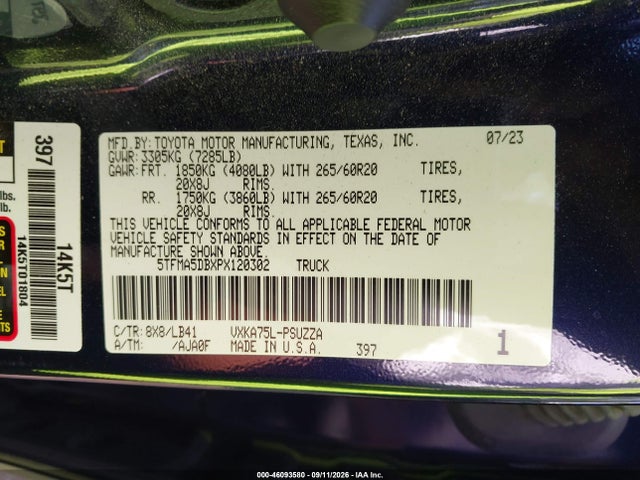 2023 TOYOTA TUNDRA 1794 EDITION 9