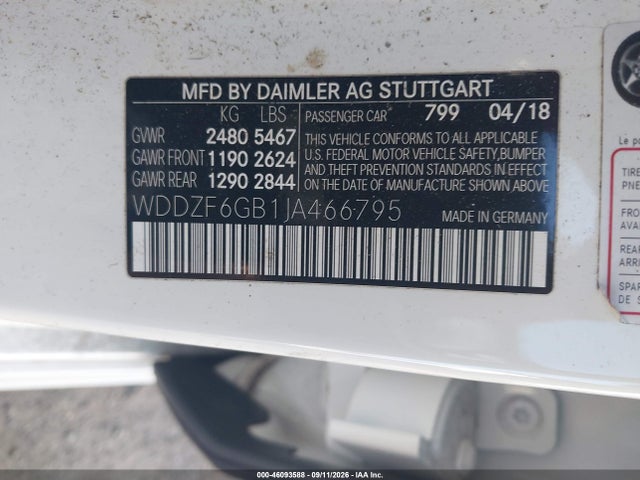 2018 MERCEDES-BENZ E 400 4MATIC 9
