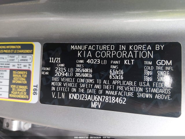 2022 KIA SOUL S 9