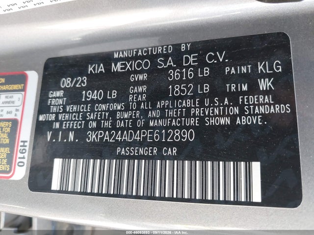 2023 KIA RIO S 9
