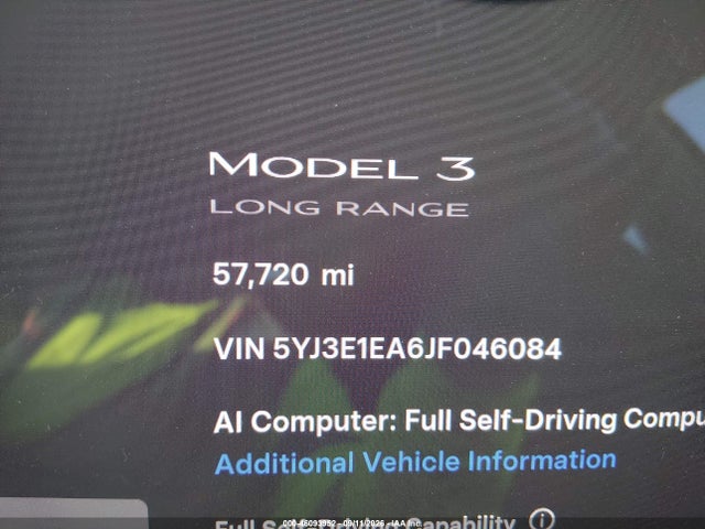2018 TESLA MODEL 3 LONG RANGE/MID RANGE 15