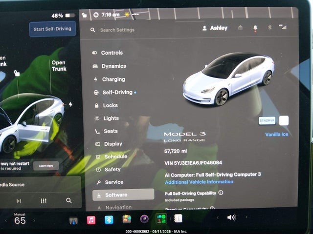 2018 TESLA MODEL 3 LONG RANGE/MID RANGE 7