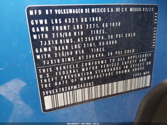 2023 VOLKSWAGEN TAOS 1.5T SE 9